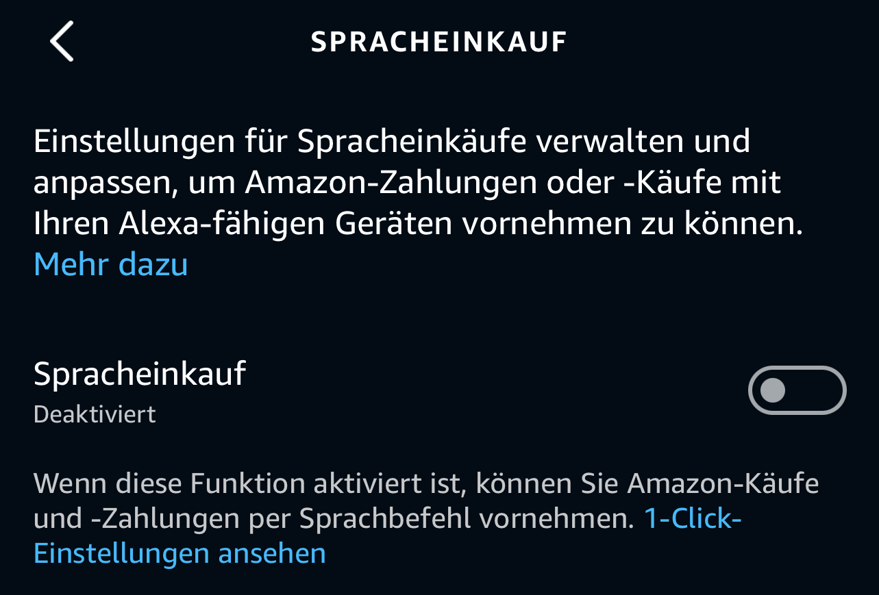 Alexa Spracheinkauf